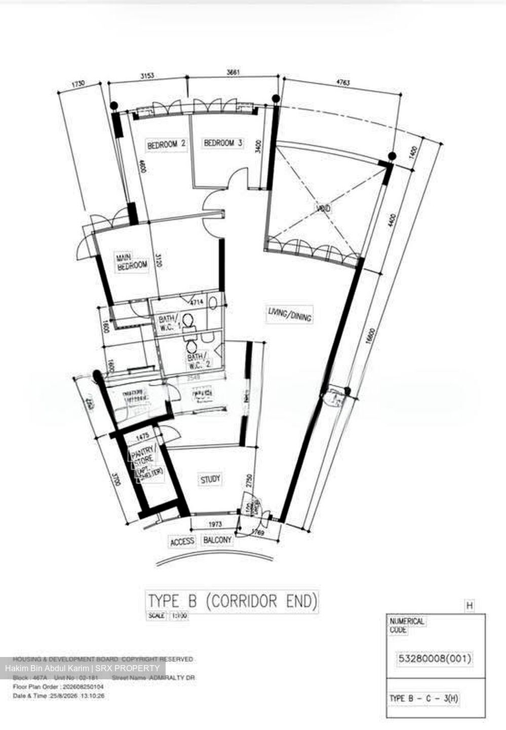 Blk 467A Blue Riverview (Sembawang), HDB 5 Rooms #621745271